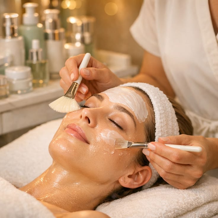 Facial w/ Collagen Mask