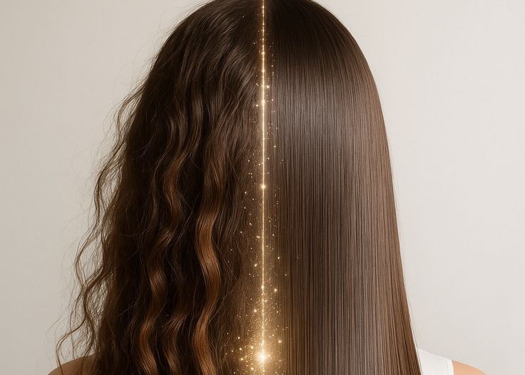 Rebond with Permanent Hair Color